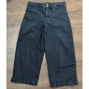 Banana Republic Denim Wide Leg Crop Highrise Size 31 (35x24) (596)